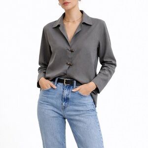 F.H. Clothing Co Slate Gray Lightweight Toggle Button Jacket | Made in USA | XL